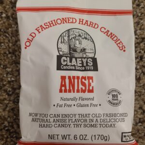 Anise Flavored Claeys Old Fashioned Hard Candy | Candies since 1919 | Fat Free | Gluten Free | Made in USA