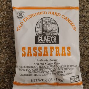 Sassafras Flavored Claeys Old Fashioned Hard Candy | Candies since 1919 | Fat Free | Gluten Free | Made in USA