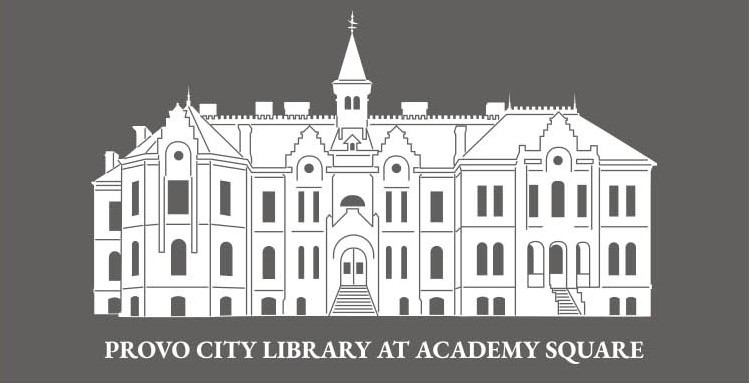 Provo City Library at Academy Square T-Shirt | Utah Provo Souvenir Tee | Unisex Gildan Heavy Cotton Royal Blue or Charcoal Gray Shirt | Size Small, 100% Cotton - Image 5