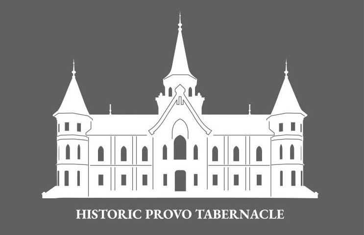 Historic Provo Tabernacle T-Shirt | Utah Provo Souvenir Tee | Unisex Gildan Heavy Cotton Royal Blue or Charcoal Gray Shirt | Size Small, 100% Cotton - Image 5
